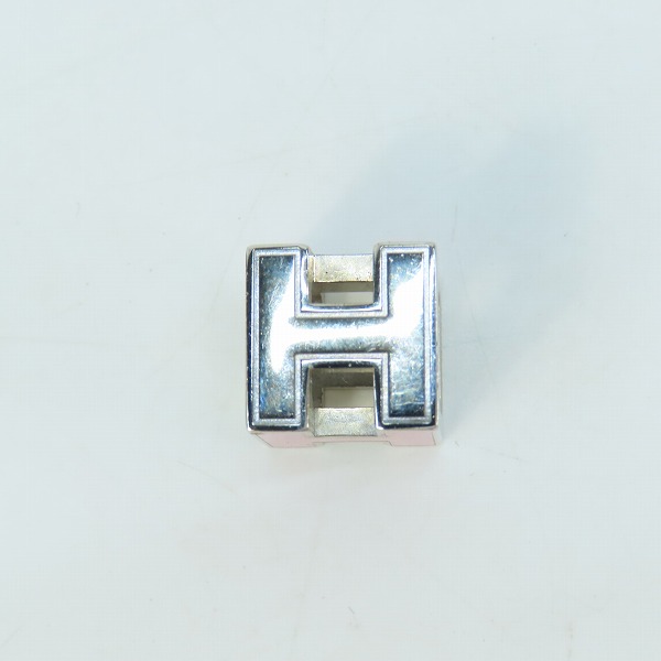 実際に弊社で買取させて頂いたHERMES/エルメス Hキューブ ペンダントトップ ピンク×シルバーの画像 5枚目