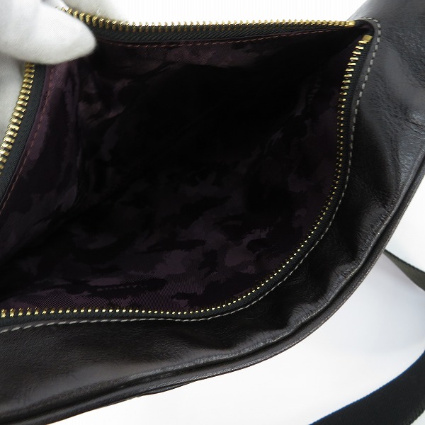 実際に弊社で買取させて頂いたaniary/アニアリ レザー ショルダーバッグの画像 4枚目