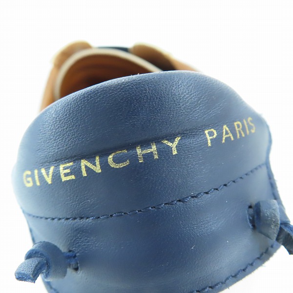 実際に弊社で買取させて頂いたGIVENCHY/ジバンシィ エラスティックストラップ レザースニーカー DN0187/43の画像 7枚目