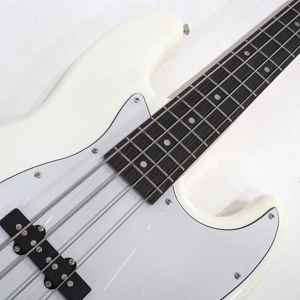 実際に弊社で買取させて頂いた★BUSKER'S/バスカーズ BJB-STD SWH ジャズベース Type 4弦エレキベース ソフトケース付の画像 4枚目