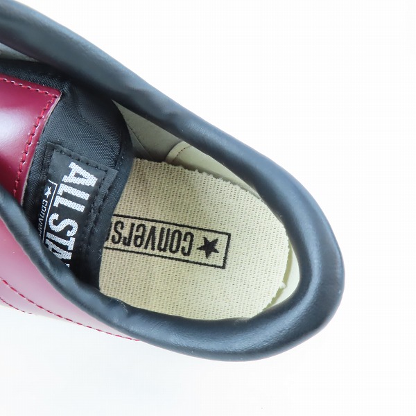 実際に弊社で買取させて頂いた【未使用】CONVERSE/コンバース ONE STAR OX ワンスター WINE/BLACK/8.5の画像 4枚目