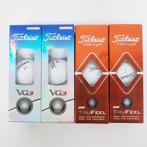実際に弊社で買取させて頂いた【未使用】Titleist/タイトリスト VG3・TRUFEEL ゴルフボール ホワイト 計1ダース