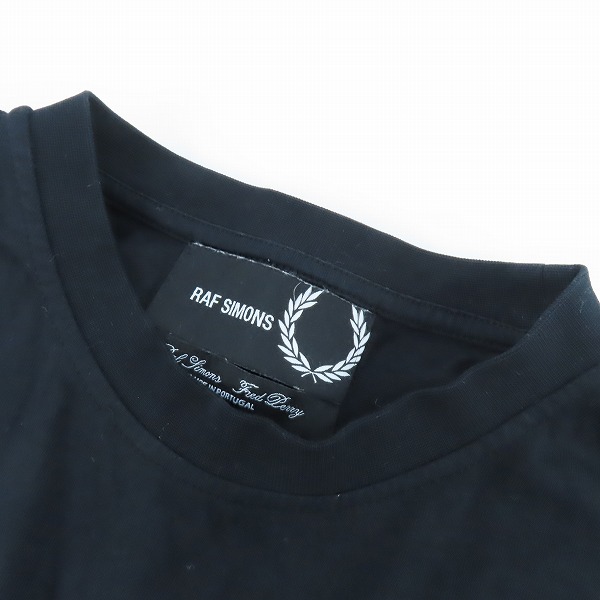 実際に弊社で買取させて頂いたRAF SIMONS×FRED PERRY/ラフシモンズ×フレッドペリー 胸ロゴ 半袖Tシャツ/38の画像 7枚目