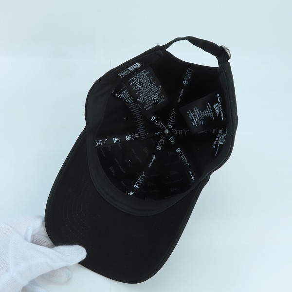 実際に弊社で買取させて頂いたSAINT LAURENT×NEW ERA/サンローラン×ニューエラ YSL MONOGRAM CAP ロゴキャップ 687687YCL361000の画像 4枚目