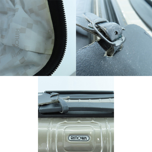 実際に弊社で買取させて頂いたRIMOWA/リモワ SALSA/サルサ 4輪/マルチホイール キャリーケース 869.52の画像 9枚目