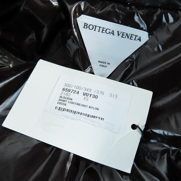 実際に弊社で買取させて頂いた【JPタグ】BOTTEGA VENETA/ボッテガヴェネタ ダウンジャケット 659724 V0Y30/XSの画像 3枚目