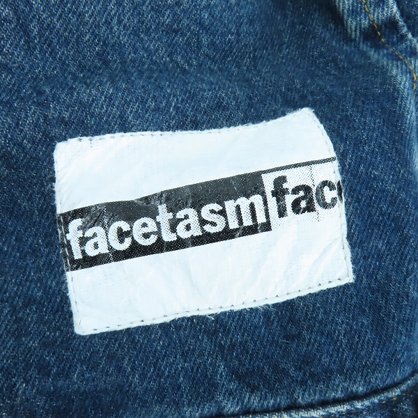 実際に弊社で買取させて頂いたFACETASM × Levis/ファセッタズム×リーバイス BIKERS TRUCKER/バイカーデニムトラッカージャケット YA-JK-U06/XLの画像 4枚目