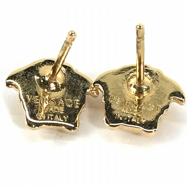 実際に弊社で買取させて頂いたVERSACE/ヴェルサーチ メドゥーサ ロゴ ピアスの画像 5枚目