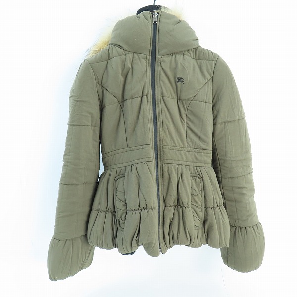 実際に弊社で買取させて頂いたBURBERRY BLUE LABEL/バーバリー ブルーレーベル リバーシブル 中綿ジャケット E1F30-239-09/38の画像 2枚目