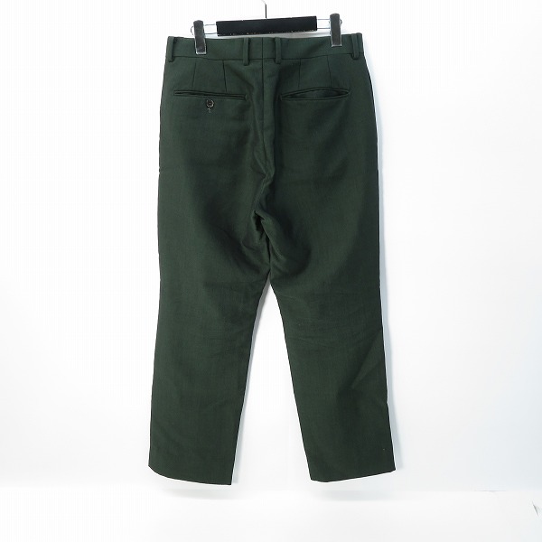 実際に弊社で買取させて頂いたWACKO MARIA × DORMEUIL/ワコマリア × ドーメル モヘア混 ウールスラックスパンツ Mの画像 1枚目