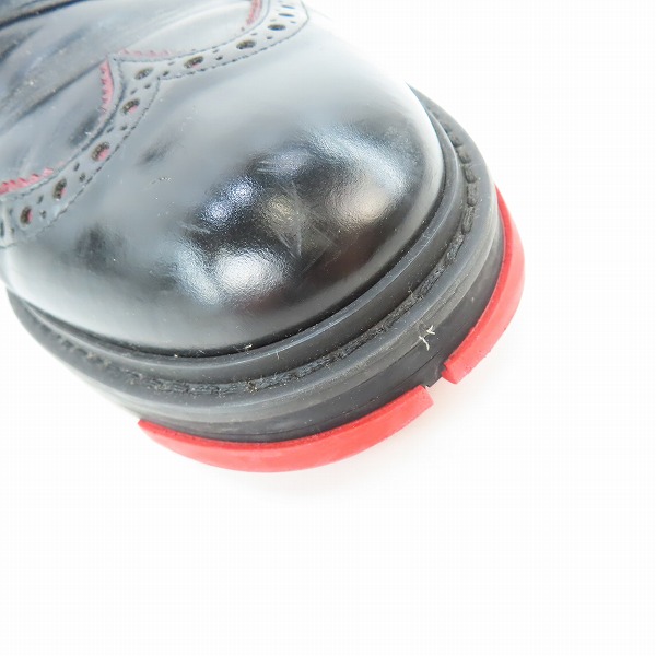 実際に弊社で買取させて頂いたDIOR/ディオール メダリオン プレーントゥ シューズ ブラック 42の画像 7枚目