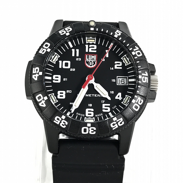 実際に弊社で買取させて頂いたLUMINOX/ルミノックス LEATHERBACK SEA TURTLE 0300 SERIES  アナログ クォーツ 腕時計 0301.L