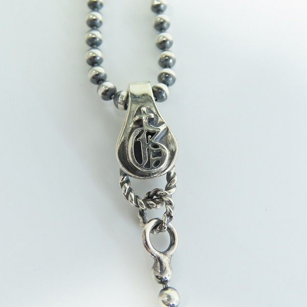 実際に弊社で買取させて頂いたGANGSTERVILLE×Galcia/ギャングスタービル×ガルシア ROSARY/ロザリオ ネックレス シルバー925の画像 4枚目