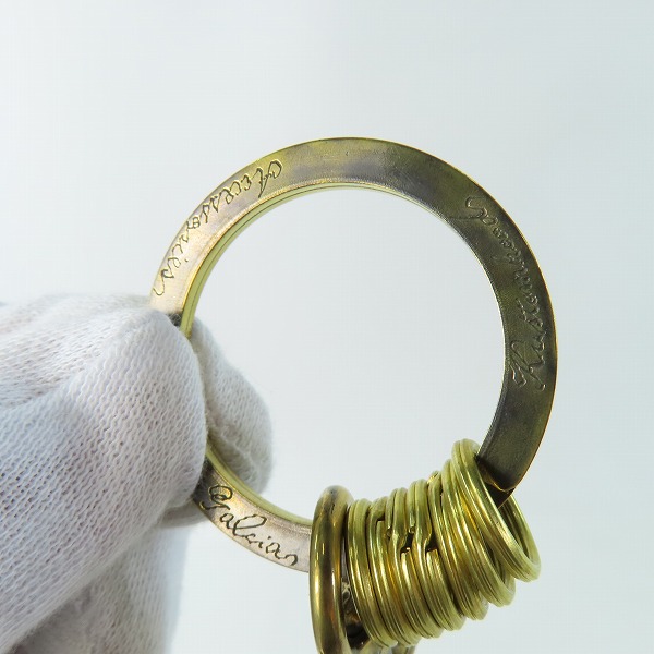 実際に弊社で買取させて頂いた(1)Gangsterville×galcia/ギャングスタービル×ガルシア キーホルダー DEVIL/デビル ブラス 真鍮 キーフック 15cmの画像 6枚目