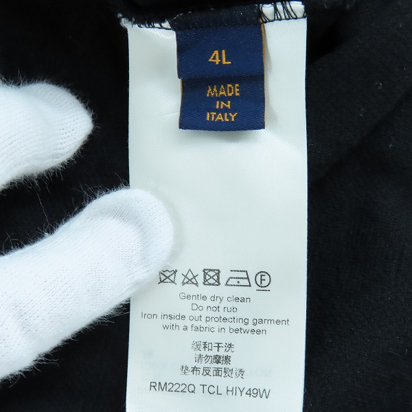 実際に弊社で買取させて頂いた【JPタグ】LOUIS VUITTON/ルイヴィトン 3DポケットモノグラムTシャツ RM222Q TCL HIY49W/4Lの画像 6枚目