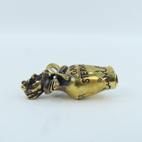 実際に弊社で買取させて頂いた(2)GANGSTERVILLE×Galcia/ギャングスタービル×ガルシア POISON BOTTLE ブラス/真鍮 ペンダントトップの画像 4枚目