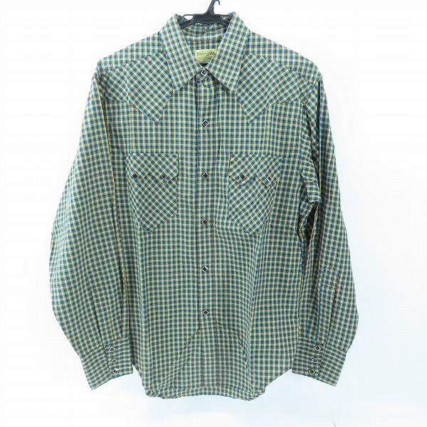 実際に弊社で買取させて頂いたRANCH WEAR/ランチウエア SUGAR CANE/シュガーケーン チェック柄 長袖 ウエスタンシャツ M21994 M