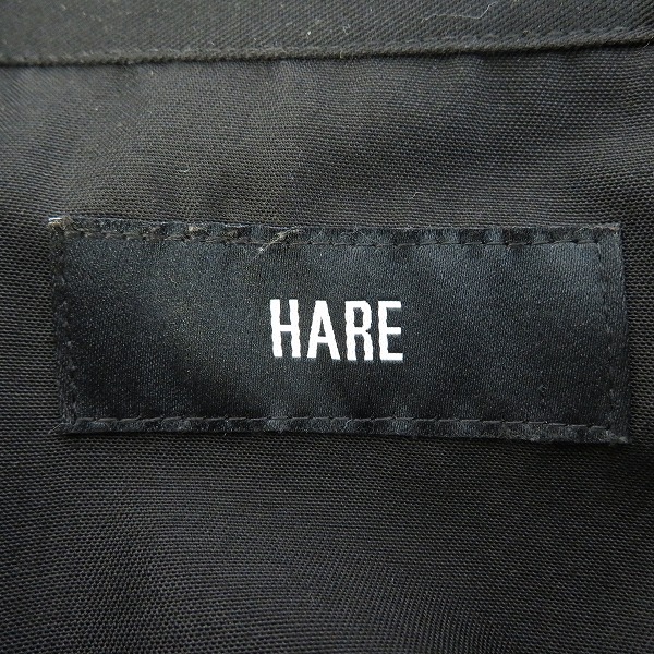 実際に弊社で買取させて頂いたHARE/ハレ ビッグシルエット シャツジャケット HA020115TR/Fの画像 2枚目