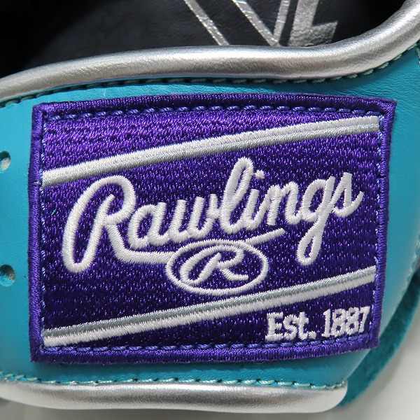 実際に弊社で買取させて頂いたRawlings/ローリングス HYPER TECH COLOR SYNC 軟式 外野手 右投げ用 グローブ GR4HTCY719の画像 8枚目
