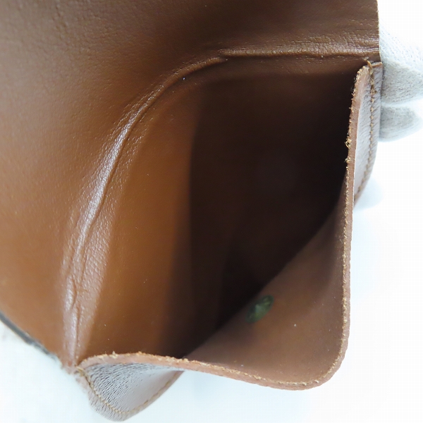 実際に弊社で買取させて頂いた【難あり】LOUIS VUITTON/ルイヴィトン M61970 モノグラム ポルトモネ グセ コインケース コインパースの画像 4枚目