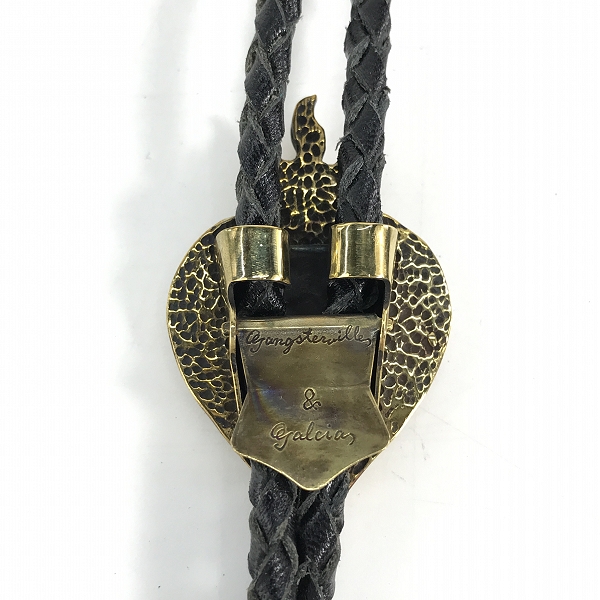 実際に弊社で買取させて頂いた(4)Gangsterville×galcia/ギャングスタービル×ガルシア TWO FACE/ダブルフェイス BOLO TIE/ボロタイ/ループタイ ブラス/真鍮の画像 2枚目