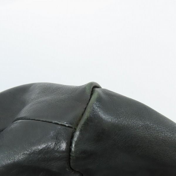 実際に弊社で買取させて頂いたincarnation/インカネーション W COLLAR W ZIP BLOUSON ダブルカラー レザー ジャケット 1921-4658-NK-10/Mの画像 6枚目