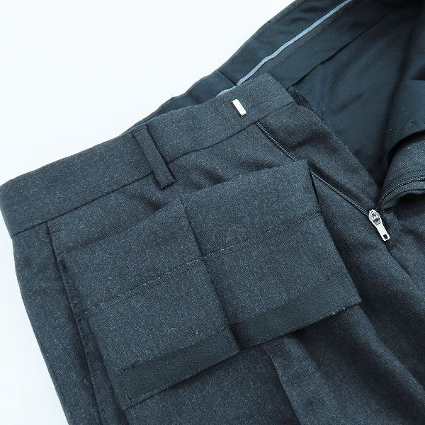 実際に弊社で買取させて頂いたHUGO BOSS/ヒューゴボス SLIM FIT ウール スラックスパンツ 10194324/44の画像 2枚目