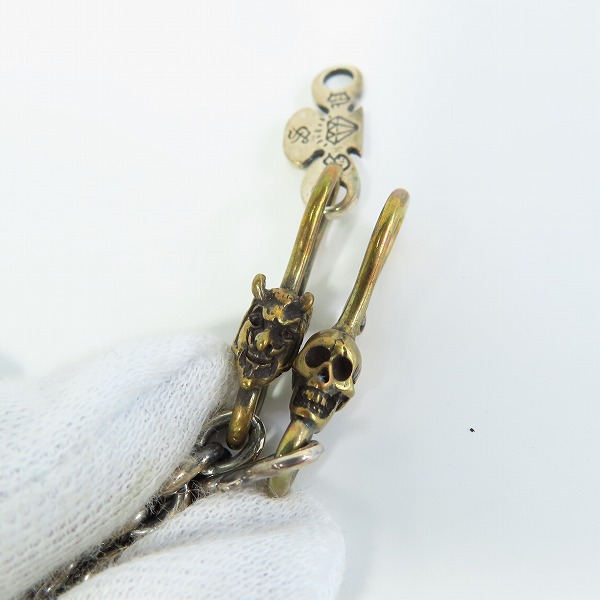 実際に弊社で買取させて頂いたGangsterville×galcia/ギャングスタービル×ガルシア DICE TOP/CHIAN SET/ダイス ネックレスの画像 3枚目