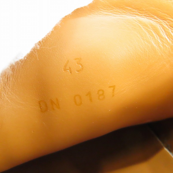 実際に弊社で買取させて頂いたGIVENCHY/ジバンシィ エラスティックストラップ レザースニーカー DN0187/43の画像 5枚目