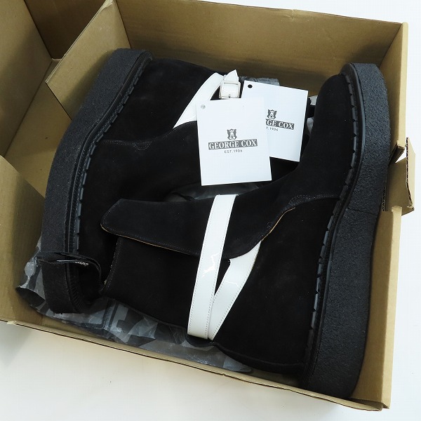 実際に弊社で買取させて頂いたGEORGE COX×Wizzard/ジョージコックス×ウィザード スエード ジョッパーブーツ 15396V /8の画像 8枚目