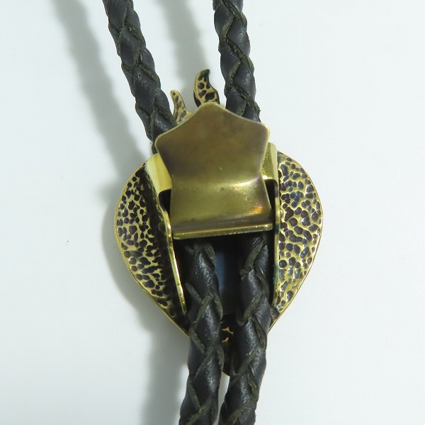 実際に弊社で買取させて頂いた(4)Gangsterville×galcia/ギャングスタービル×ガルシア TWO FACE/ダブルフェイス BOLO TIE/ボロタイ/ループタイ ブラス/真鍮の画像 2枚目