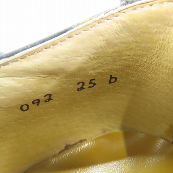 実際に弊社で買取させて頂いたREGAL/リーガル ストレートチップ ビジネスシューズ Y092 25.0ｂの画像 6枚目