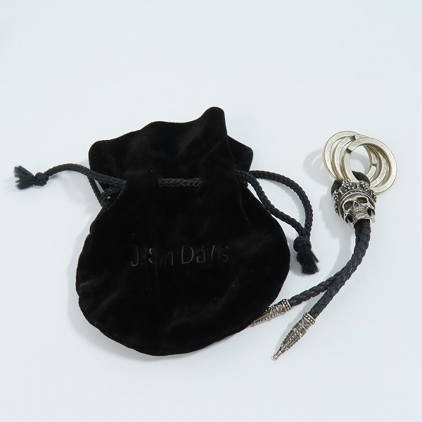 実際に弊社で買取させて頂いたJustin Davis/ジャスティンデイビス BBB011 スカル キーホルダーの画像 7枚目