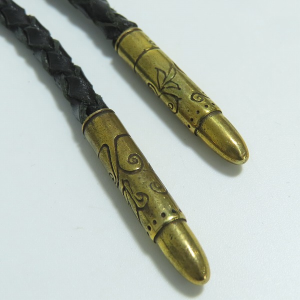 実際に弊社で買取させて頂いた(5)Gangsterville×galcia/ギャングスタービル×ガルシア TWO FACE/ダブルフェイス BOLO TIE/ボロタイ/ループタイ ブラス/真鍮の画像 4枚目