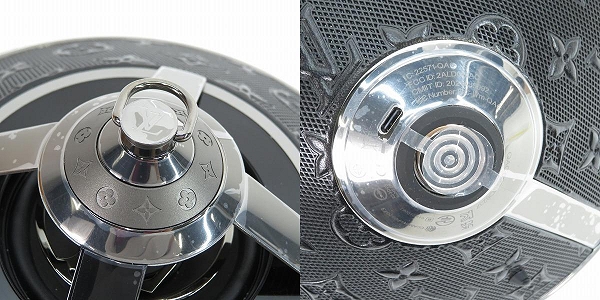 実際に弊社で買取させて頂いたLOUIS VUITTON/ルイヴィトン ホライゾン ライト･アップ スピーカー モノグラムオーディオスピーカー QAC000【簡易動作確認済】の画像 3枚目