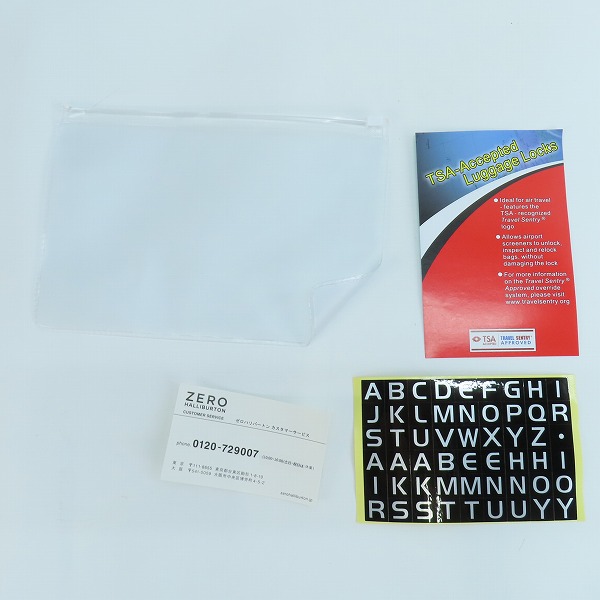 実際に弊社で買取させて頂いた【未使用】ZERO HALLIBURTON/ゼロハリバートン ポリカーボネート製 53L キャリーケース 8053204の画像 8枚目