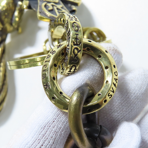 実際に弊社で買取させて頂いた(2)GANGSTERVILLE×Galcia/ギャングスタービル×ガルシア DEVIL/デビル ウォレットチェーン ブラス/真鍮の画像 6枚目