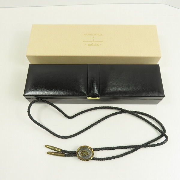 実際に弊社で買取させて頂いたGANGSTERVILLE×Galcia/ギャングスタービル×ガルシア G ループタイ/ボロタイの画像 9枚目