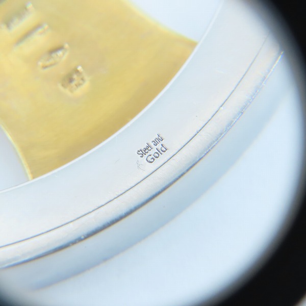 実際に弊社で買取させて頂いたBVLGARI/ブルガリ トンドクロス ペンダントトップ AU750/K18YG×Steel の画像 5枚目