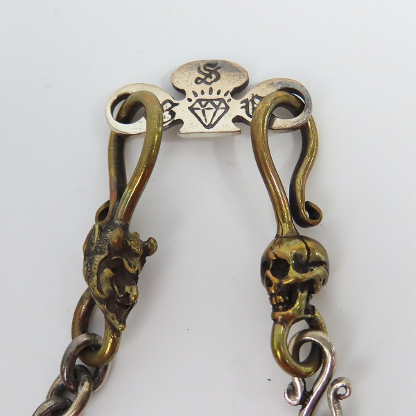 実際に弊社で買取させて頂いた（3）GANGSTERVILLE/ギャングスタービル × galcia/ガルシア DICE TOP/CHIAN SET/ダイス ネックレスの画像 4枚目