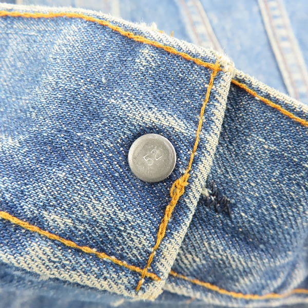 実際に弊社で買取させて頂いたLevi's/リーバイス 70S ボタン裏刻印52/ヴィンテージ/ビンテージ/サークルR 4thデニムジャケットの画像 6枚目