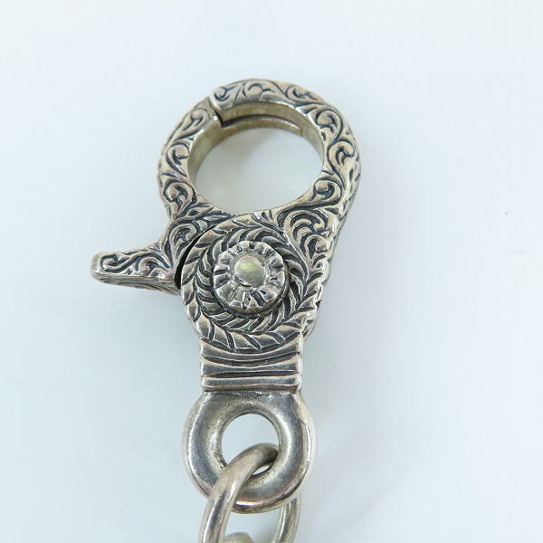 実際に弊社で買取させて頂いたROYAL ORDER/ロイヤルオーダー SV925 フレアモチーフ ウォレットチェーンの画像 2枚目