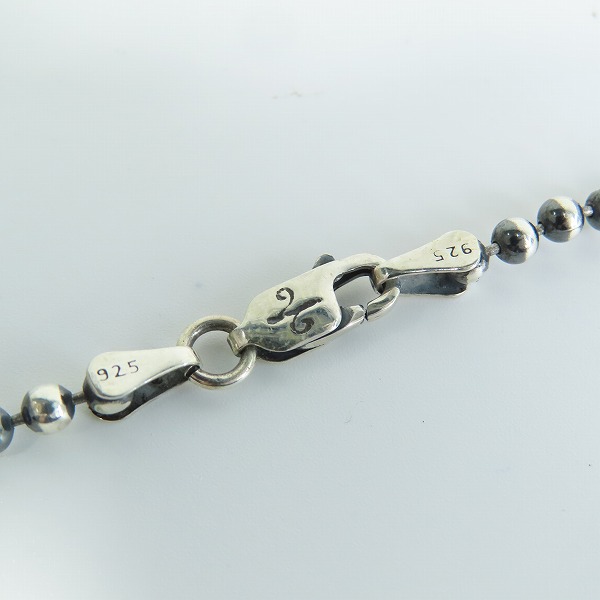 実際に弊社で買取させて頂いたGANGSTERVILLE×Galcia/ギャングスタービル×ガルシア ROSARY/ロザリオ ネックレス シルバー925の画像 7枚目