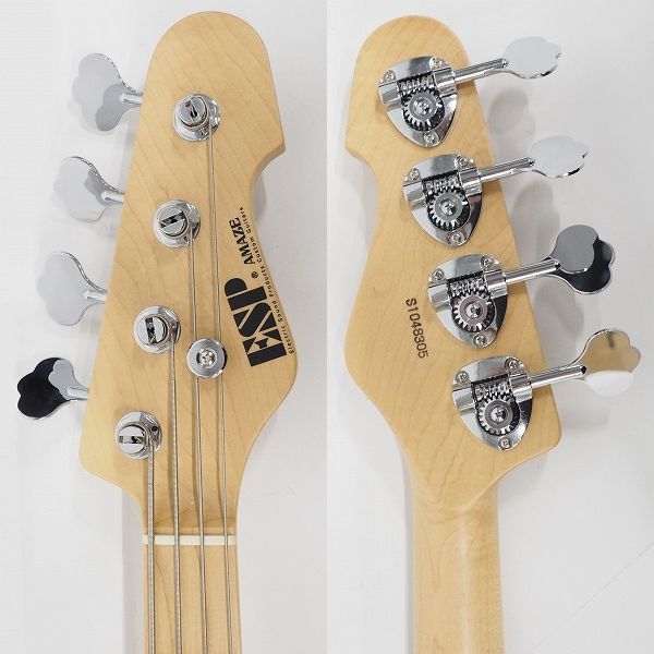実際に弊社で買取させて頂いた★ESP/イーエスピー AMAZE-AS ジャズベースType アクティブ 4弦エレキベース ギグケース付の画像 2枚目