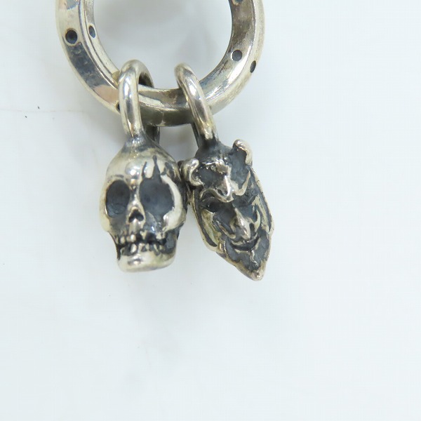 実際に弊社で買取させて頂いた(3)GANGSTERVILLE×Galcia/ギャングスタービル×ガルシア スカル＆デビル ペンダントトップの画像 5枚目