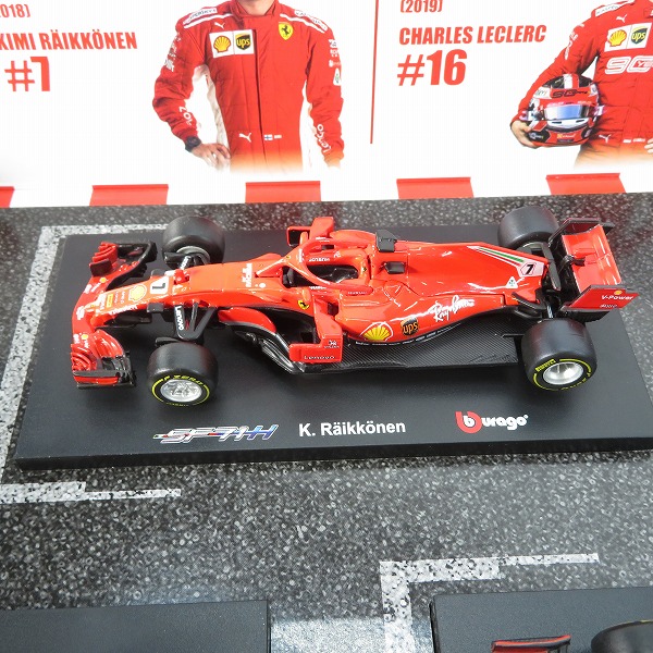 実際に弊社で買取させて頂いたbburago/ブラーゴ FORMULA RACING 1/43 フォーミュラ1/F1 Ferrari/フェラーリ Die Cast 6 Pack Set/ミニカーの画像 2枚目