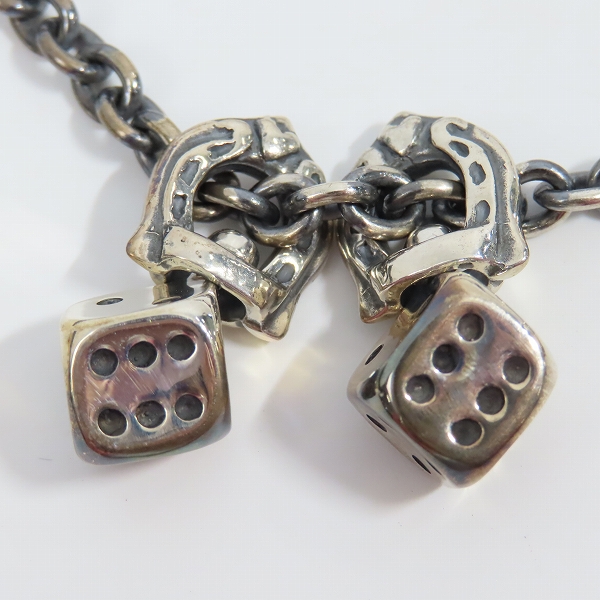 実際に弊社で買取させて頂いた（3）GANGSTERVILLE/ギャングスタービル × galcia/ガルシア DICE TOP/CHIAN SET/ダイス ネックレスの画像 1枚目