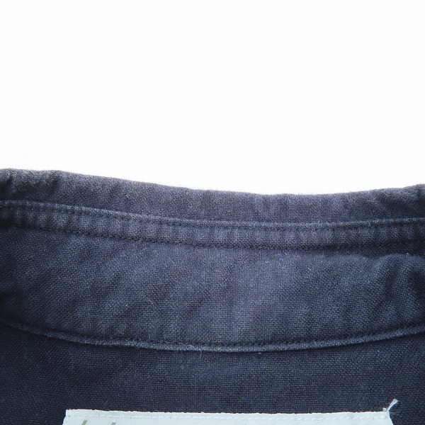 実際に弊社で買取させて頂いたkolor/カラー 18SS Kロゴ ビジュー ワッペン オックスフォード ハーフスリーブシャツ 18SCM-B13127S/2の画像 4枚目