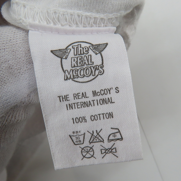 実際に弊社で買取させて頂いたBUCO/ブコ THE REAL McCOY'S/リアルマッコイズ プリント Tシャツ/Mの画像 3枚目