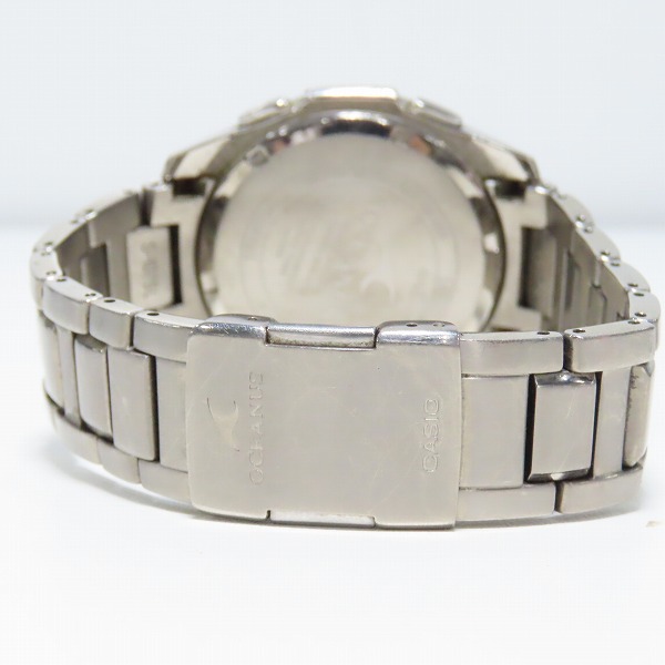 実際に弊社で買取させて頂いたCASIO/カシオ OCEANUS/オシアナス タフソーラー クロノグラフ 腕時計 OCW-600の画像 2枚目